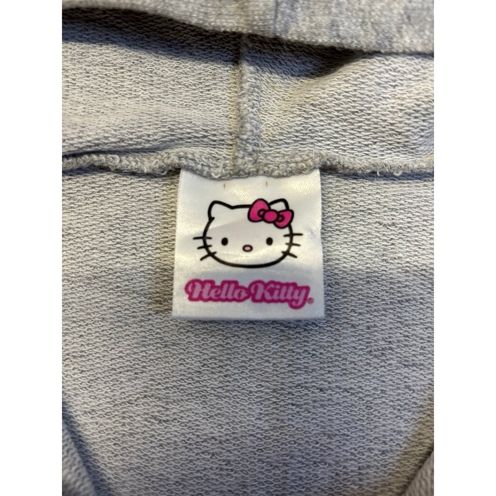 Vintage 2004 Girls Hello Kitty full zip Hoodie (size 4) vintage kids clothes Y2K - Picture 4 of 8